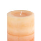Pier 1 Ginger Peach 3x6 Layered Pillar Candle